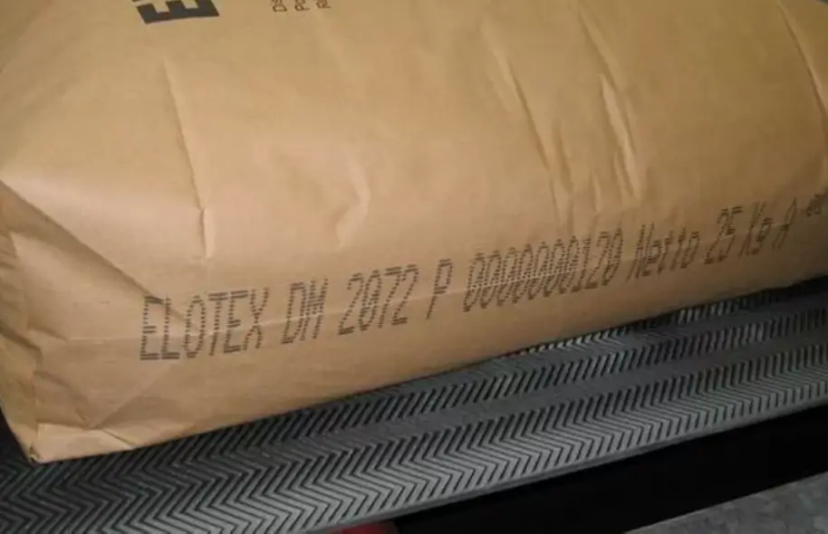 Lateral marking with weight and product information - REA JET DOD 2.0