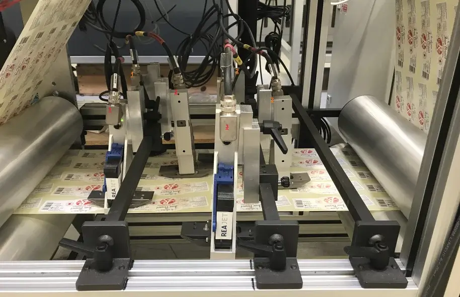 Digital inline print