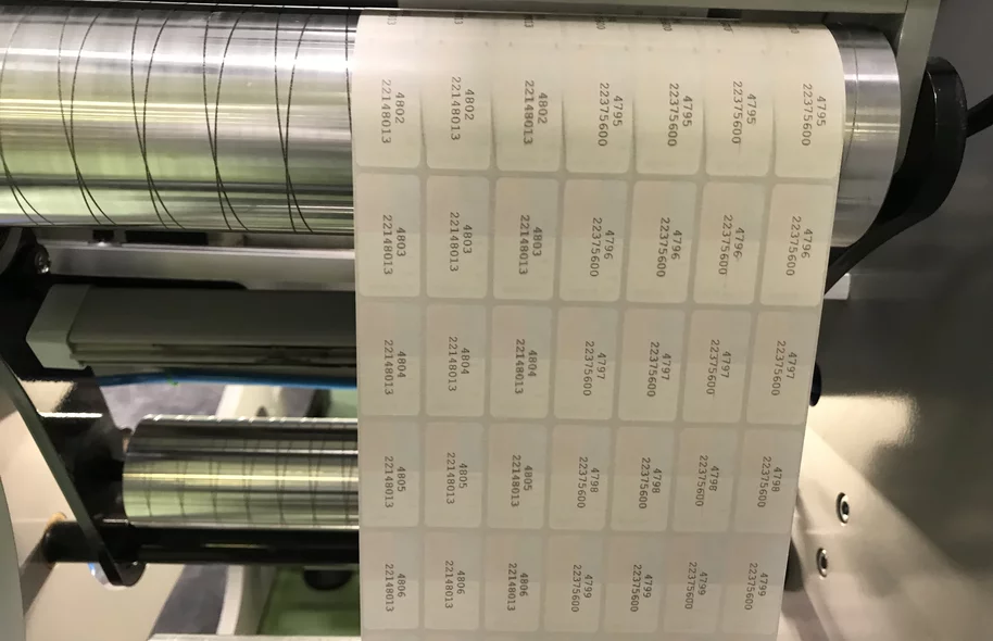 Digital inline print