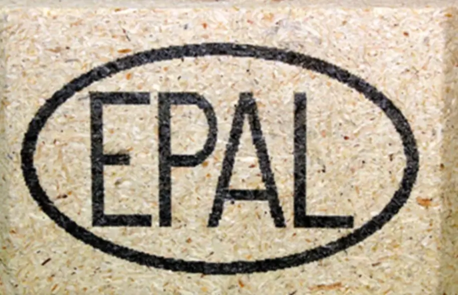 Pallet labeling for EPAL logo