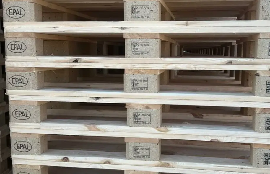 Pallet labeling with EPAL and IPPC