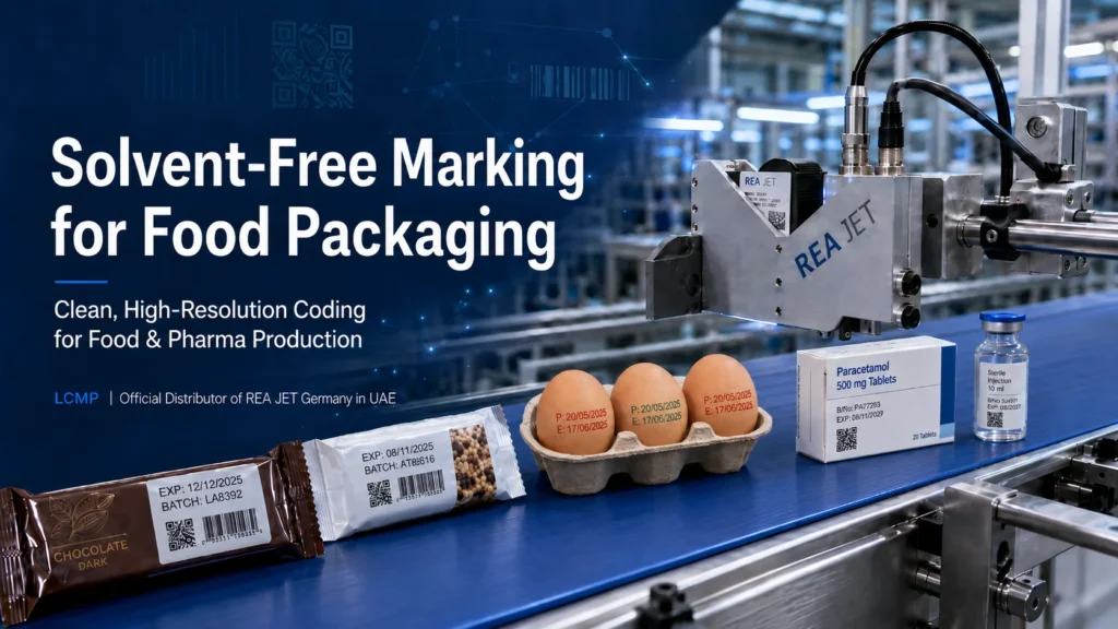 Solvent - Free Marking for Food Packaging: High - Resolution Industrial Printing Solutions for UAE & GCC Manufacturers