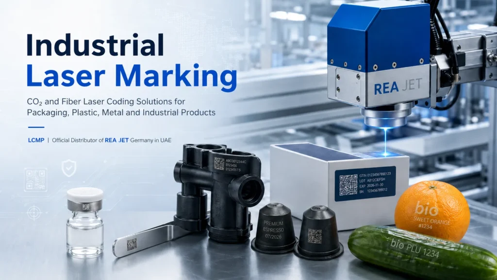 Industrial Laser Marking in UAE: CO₂ and Fiber Laser Coding Solutions for Packaging, Plastic, Metal and Industrial Products