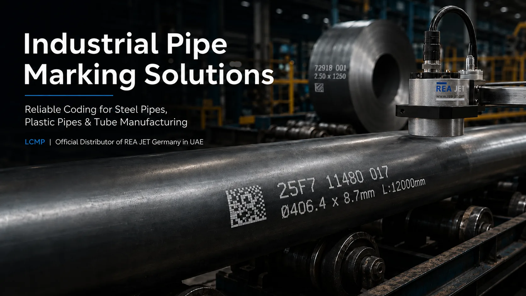 Industrial Pipe Marking Solutions in UAE: Reliable Coding for Steel Pipes, Plastic Pipes and Tube Manufacturing