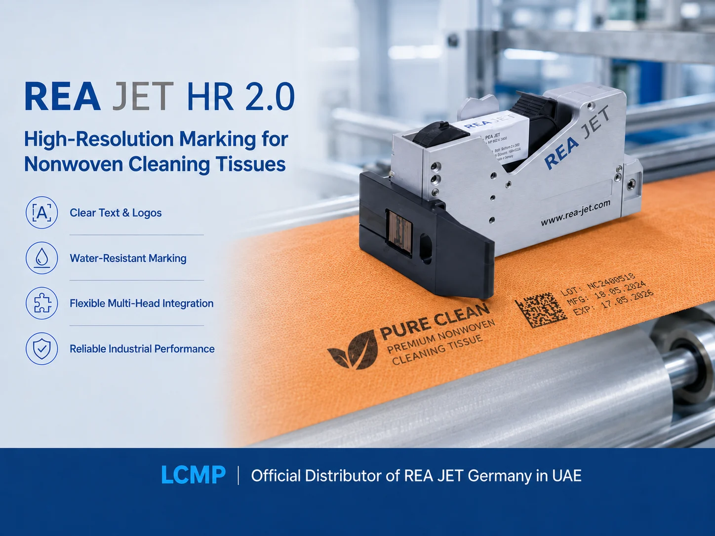 Coding and Marking Solutions for Nonwoven Cleaning Tissues