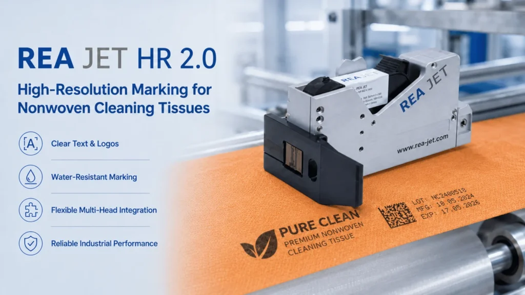 Coding and Marking Solutions for Nonwoven Cleaning Tissues