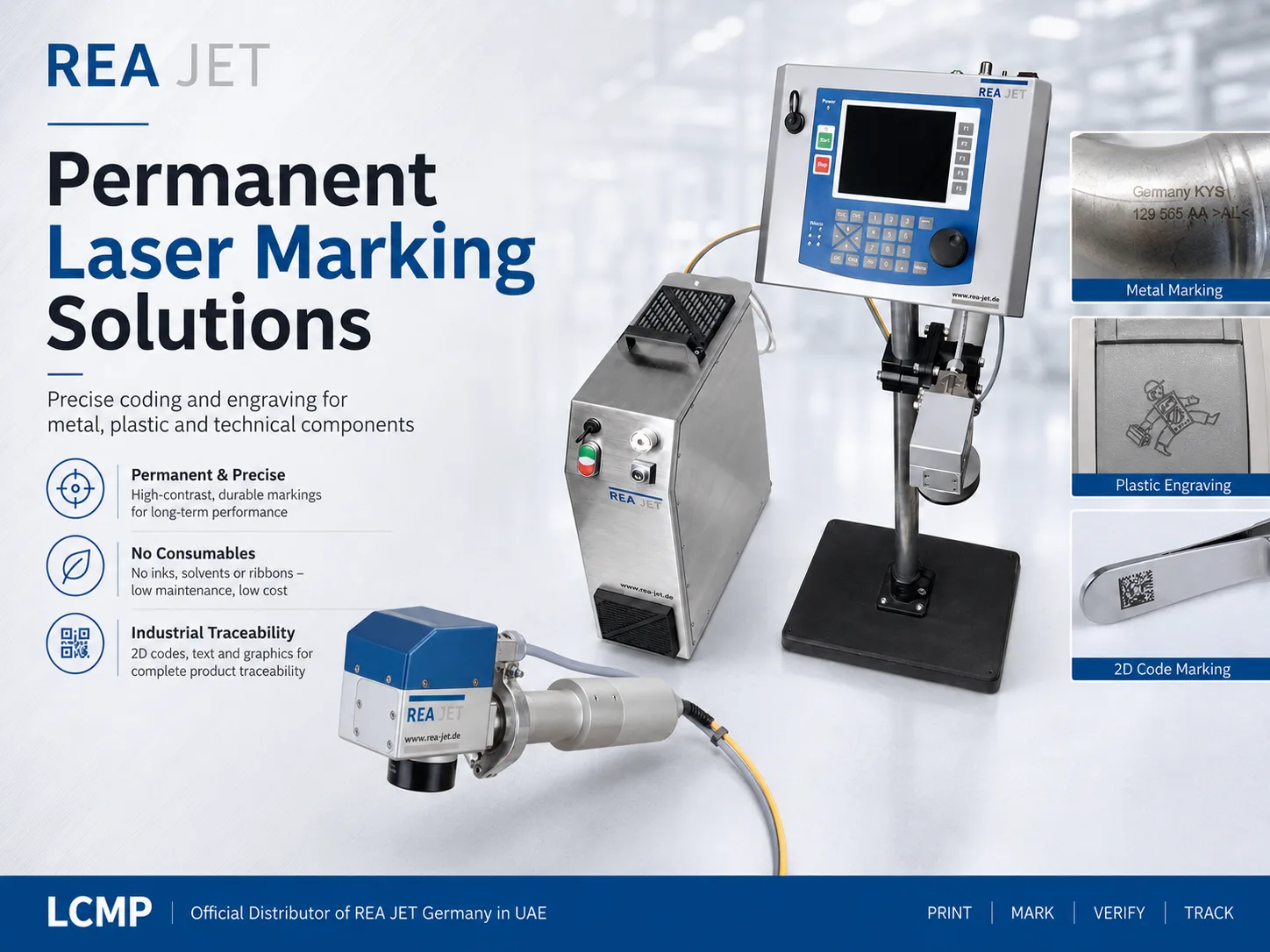 Permanent Laser Coding and Marking with REA JET FL Fiber Laser